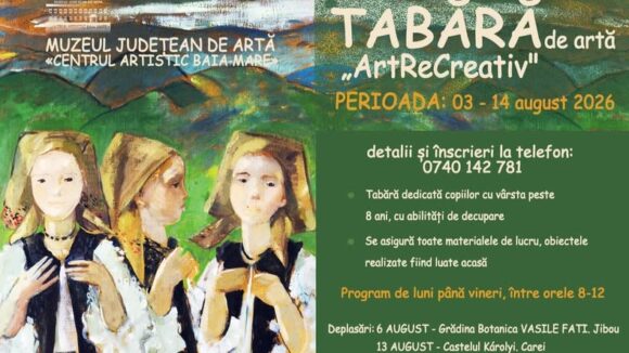 MUZEUL JUDEȚEAN DE ARTĂ organizează tabăra de vară ArtReCreativ MUZEUL JUDEȚEAN DE ARTĂ organizează tabăra de vară ArtReCreativ