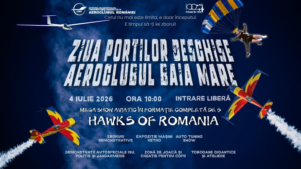DINCOLO DE NORI: Ziua Porților Deschise la Aeroclubul Teritorial “Alexandru Papana” Baia Mare DINCOLO DE NORI: Ziua Porților Deschise la Aeroclubul Teritorial “Alexandru Papana” Baia Mare