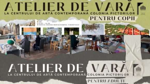 COLONIA PICTORILOR: Ateliere de vară dedicate copiilor și adulților