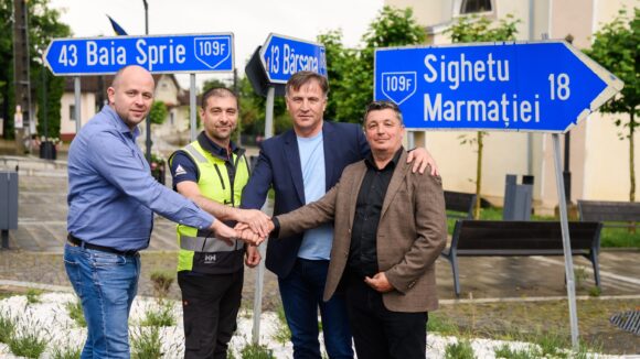 CONSILIUL JUDEȚEAN MARAMUREȘ a semnat contractul pentru reabilitarea DJ 109F Ocna Șugatag – Ferești. Al patrulea mare șantier a fost deschis pe drumurile județene