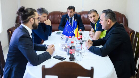 LUCRĂRILE la punctul de trecere a frontierei peste Tisa avansează și pe partea ucraineană