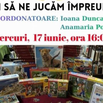 ATELIER DE JOACĂ pentru toate vârstele la Filiala Traian