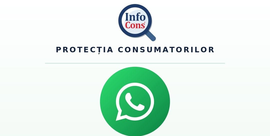 PROTECȚIA CONSUMATORILOR: InfoCons a lansat un canal oficial de WhatsApp dedicat informării rapide a publicului larg PROTECȚIA CONSUMATORILOR: InfoCons a lansat un canal oficial de WhatsApp dedicat informării rapide a publicului larg