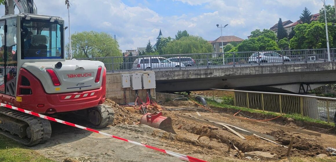 BAIA MARE: S-a închis circulația pe podul Unirii