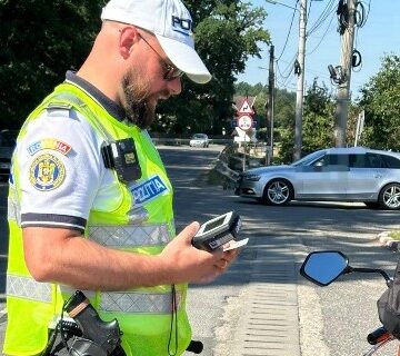 CONTROALE PE ȘOSELE: Aproape 1900 de mașini verificate de polițiștii rutieri într-o săptămână