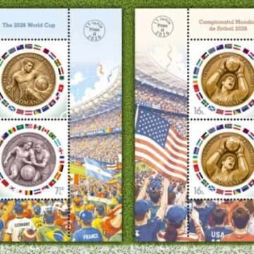 SPECIAL: Emisiune filatelică dedicată Cupei Mondiale