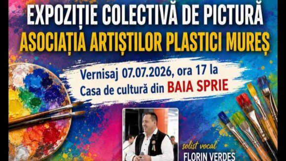 BAIA SPRIE: Invitație la vernisajul expoziției colective de pictură a A.A.P. Mureș BAIA SPRIE: Invitație la vernisajul expoziției colective de pictură a A.A.P. Mureș