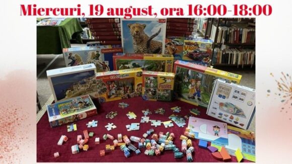 ATELIER DE JOACĂ pentru toate vârstele la Filiala Traian ATELIER DE JOACĂ pentru toate vârstele la Filiala Traian