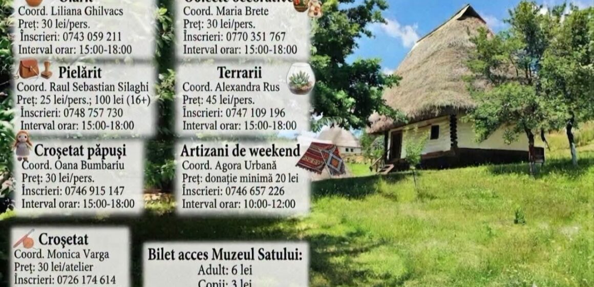 MUZEUL SATULUI BAIA MARE: Ateliere de sfârșit de sfârșit de săptămână
