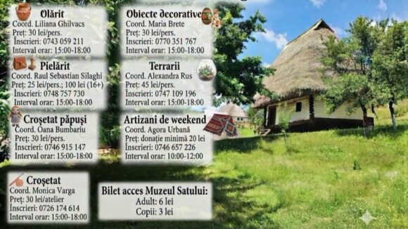 MUZEUL SATULUI BAIA MARE: Ateliere de sfârșit de sfârșit de săptămână