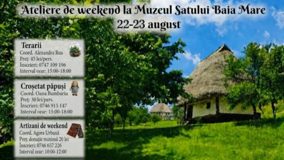 MUZEUL SATULUI BAIA MARE: Un nou sfârșit de săptămână cu povești, creativitate și bucurie
