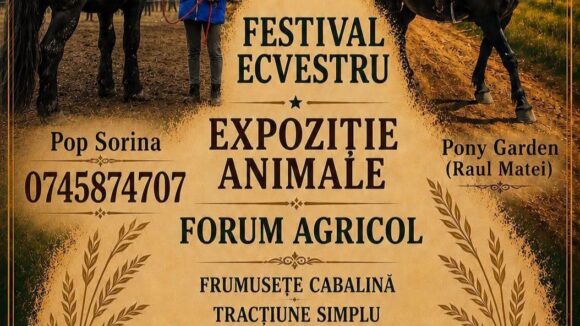 MIREȘU MARE: În acest sfârșit de săptămână sunteți așteptați la Festival Ecvestru, expoziție de animale și forum agricol