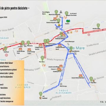 PAP ZSOLT ISTVÁN: Din această săptămână, avem oficial 11,6 km de piste de biciclete în Baia Mare – 23 km lungime totală ambele sensuri