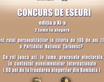 MEMORIAL SIGHET: Concurs de eseuri – două teme la alegere