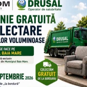 BAIA MARE: Campanie de colectare deșeuri voluminoase BAIA MARE: Campanie de colectare deșeuri voluminoase