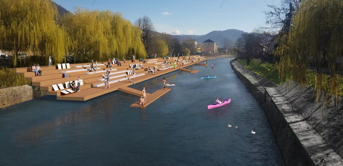 BAIA MARE: Râul Săsar, în centrul unui amplu proiect de regenerare urbană