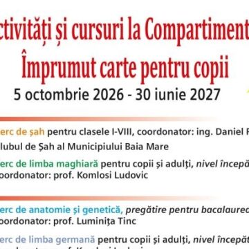 BIBLIOTECA JUDEȚEANĂ ”PETRE DULFU” BAIA MARE: Activități și cursuri gratuite BIBLIOTECA JUDEȚEANĂ ”PETRE DULFU” BAIA MARE: Activități și cursuri gratuite