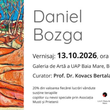 INVITAȚIE LA VERNISAJ: Peisaj din interior – expoziția personală Daniel Bozga INVITAȚIE LA VERNISAJ: Peisaj din interior – expoziția personală Daniel Bozga