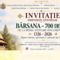 SIMPOZION ANIVERSAR: Bârsana – 700 de ani de la prima atestare documentară (1326-2026) – Repere istorice, spirituale și culturale ale Bârsanei