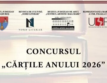 NORD LITERAR: Concursul ”Cărțile Anului 2026” – Festivitatea de premiere va avea loc la Muzeul Județean de Artă