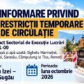 SIGHETU MARMAȚIEI: Restricții temporare de circulație pentru luna octombrie