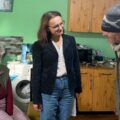 ZAHORÁNSZKI BRIGITTA, cu ocazia Zilelor Satului Dămăcușeni și-a făcut timp să bată la ușile oamenilor și să discute personal cu ei