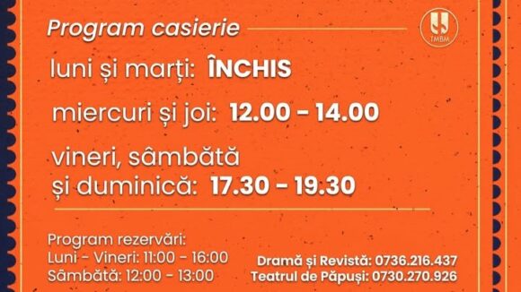 TEATRUL MUNICIPAL BAIA MARE și-a mutat activitatea la Teatrul de Păpuși