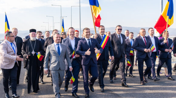 O ZI ISTORICĂ PENTRU MARAMUREȘ: noul pod peste Tisa a fost deschis circulației