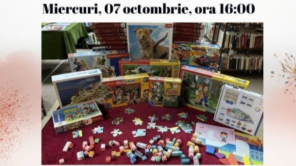 ATELIER DE JOACĂ pentru toate vârstele la Filiala Traian ATELIER DE JOACĂ pentru toate vârstele la Filiala Traian