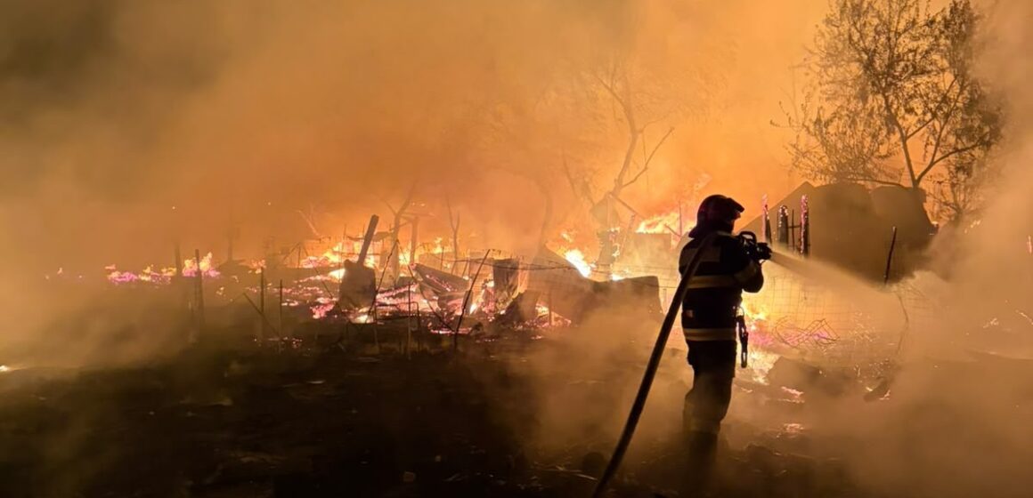 BAIA MARE: Incendiu de amploare în zona Craica BAIA MARE: Incendiu de amploare în zona Craica